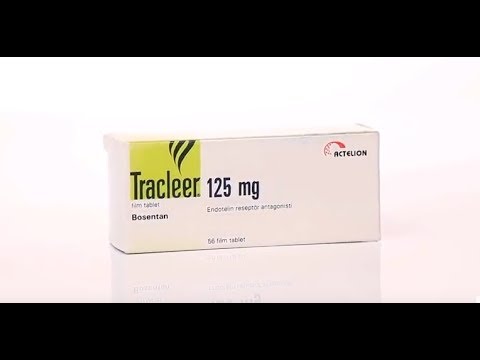 Видео о препарате Траклир (Бозентан, Tracleer) таб. 125мг №56